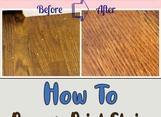 How To Remove Paint Stains Of Various Surfaces